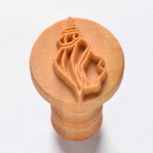 MKM Conch Shell 2.5cm wood stamp